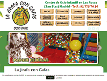 Tablet Screenshot of lajirafacongafas.com